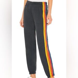 Aviator Nation 5 Stripe Sweatpants size small